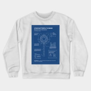 Wand blueprint Crewneck Sweatshirt